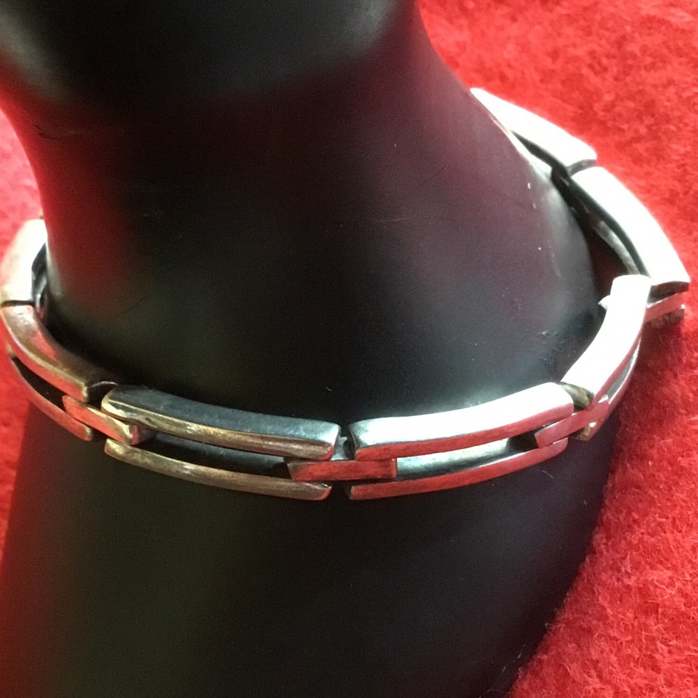 🌺VTG MEXICO 925 MINIMALIST LINK BRACELET 23g 🌺🌺